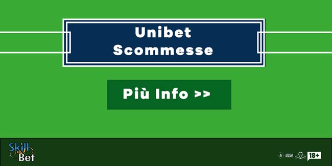 Bonus scommesse Unibet.it: Rimborso della prima scommessa persa fino a 25 euro!