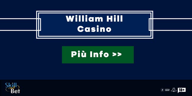 william hill casino free spins senza deposito