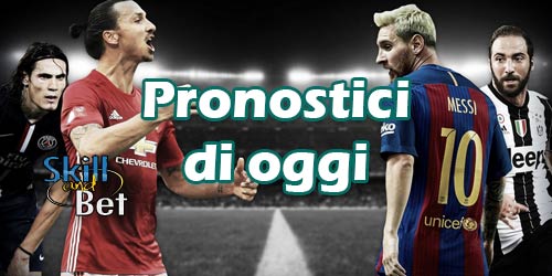 Pronostici oggi: i migliori consigli per le scommesse sul calcio