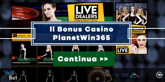 planetwin365 casino senza deposito