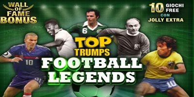 Slot machine Top Trumps Football Legends: regole, simboli, bonus e free spins