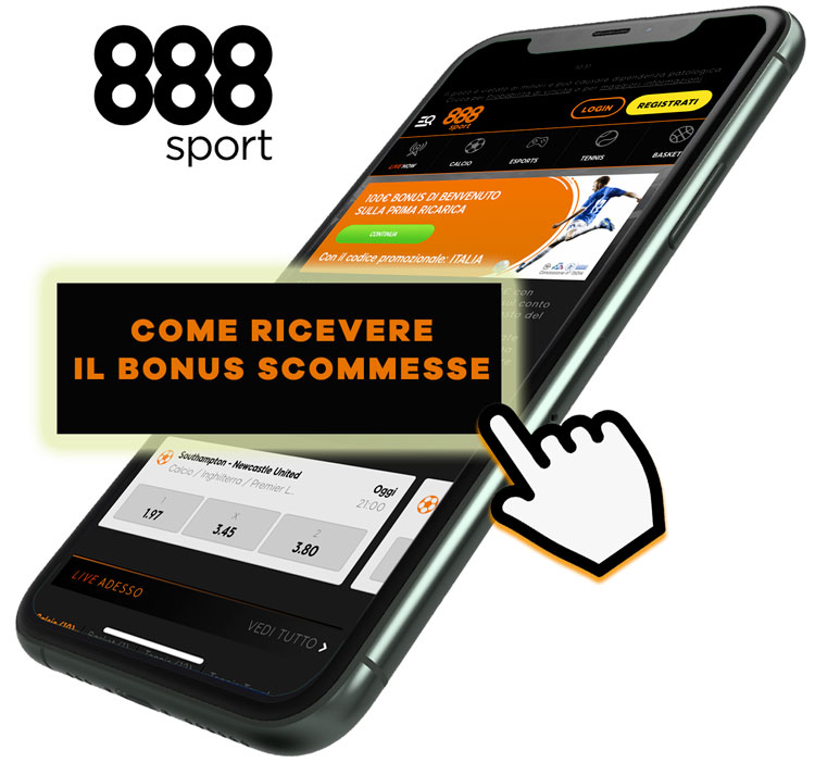 888sport bonus scommesse Italia