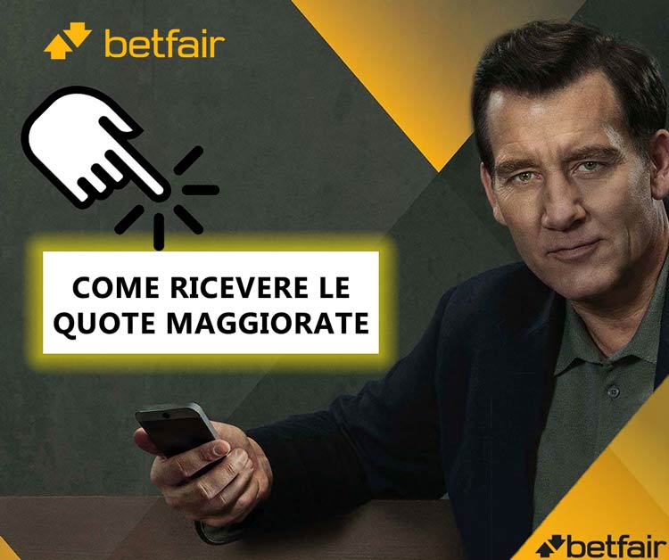 betfair quote maggiorate