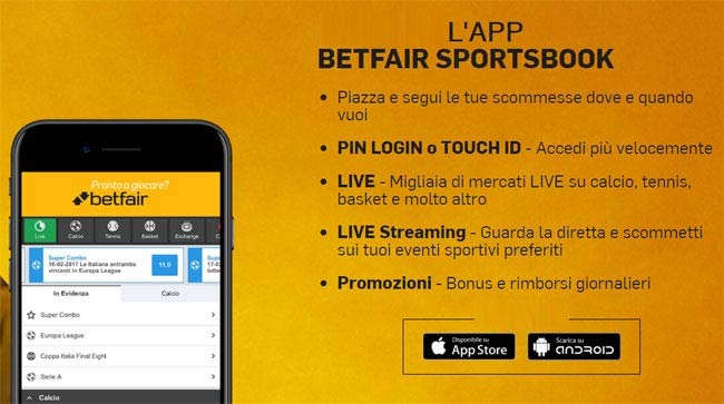 betfair app scommesse