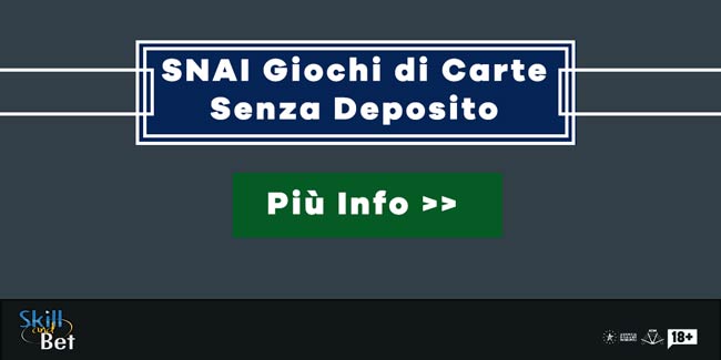 SNAI Giochi bonus di benvenuto