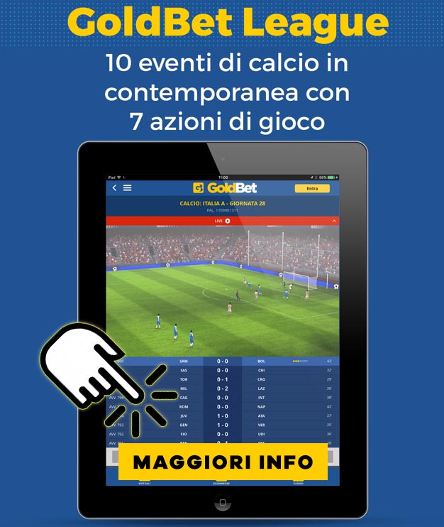 Goldbet League - calcio virtuale