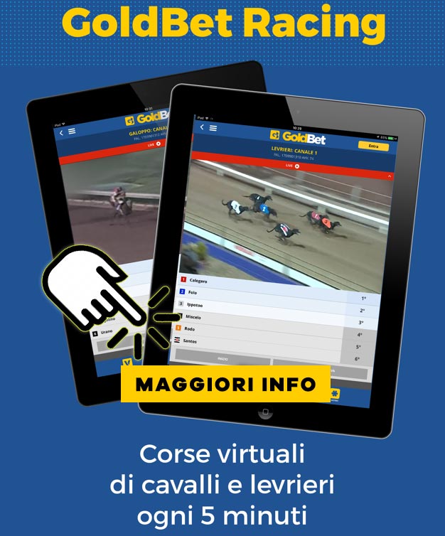 goldbet racing - cavalli virtuali