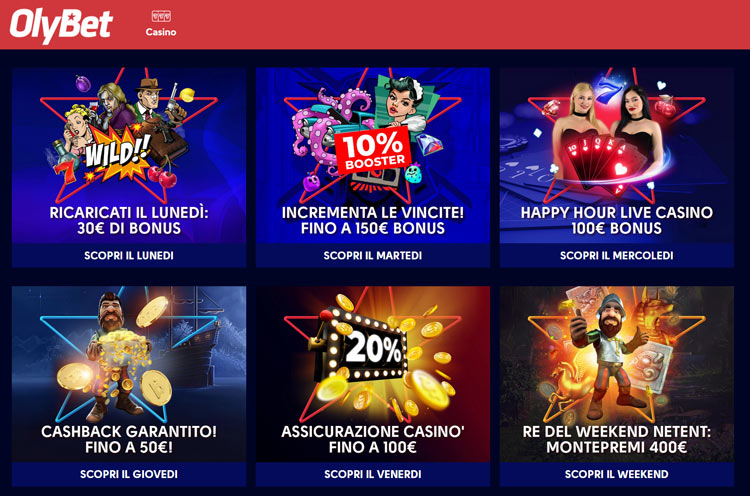 Olybet promozioni casino