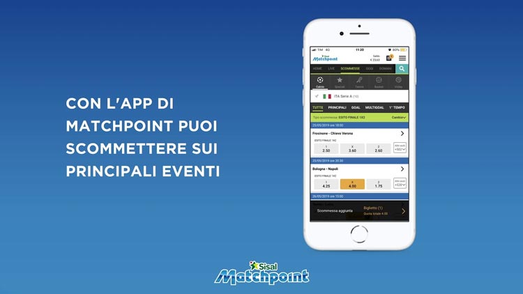 sisal match point app scommesse