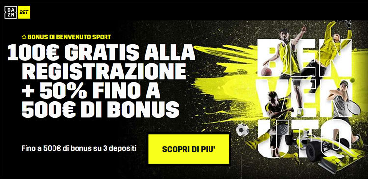 dazn bet bonus scommesse