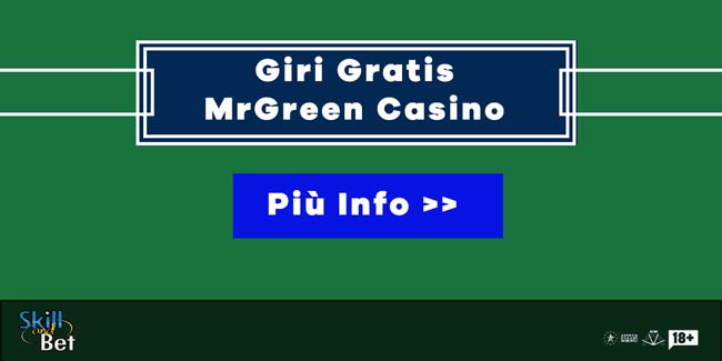 50 free spins senza deposito - MrGreen Casino