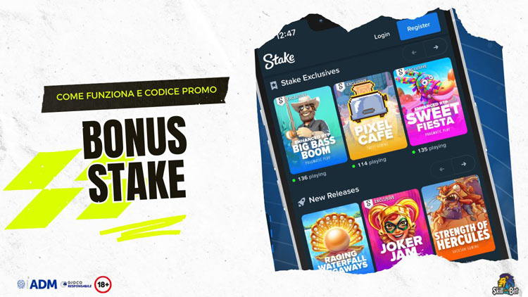 Bonus Stake.it: 52€ Senza Deposito + Fino a 2.000€ Gratis