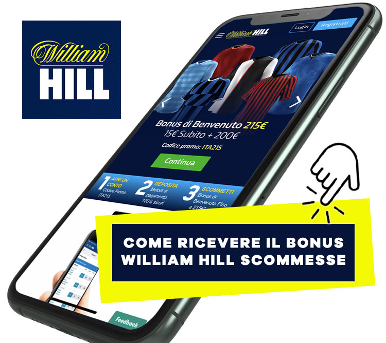 william hill bonus scommesse