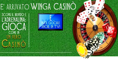 Il Ferragosto è fortunato su Winga Casinò e Winga TV con un bonus fino a €100!