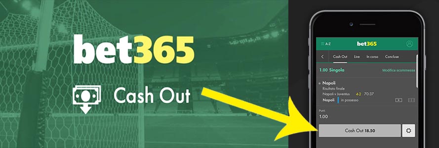 come fare cash out su bet365