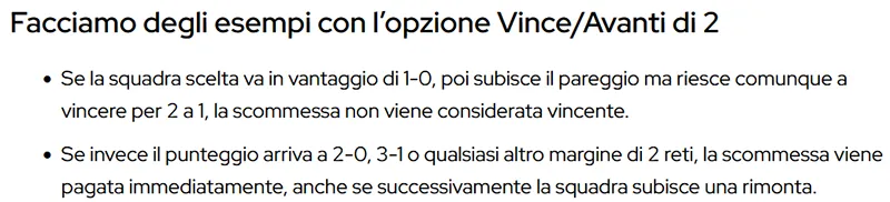 errore bet365 vince o avanti di 2