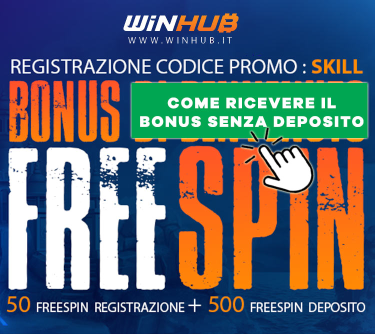 winhub casino bonus senza deposito