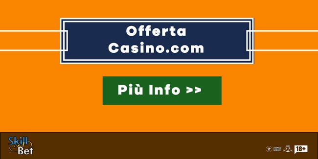 casino.com 10€ gratis senza deposito