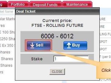 scommesse finanziarie - chiudere una posizione