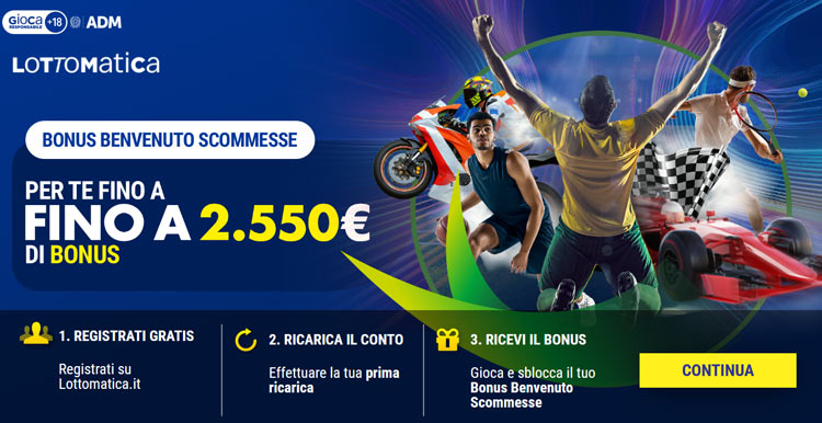 bonus scommesse better lottomatica