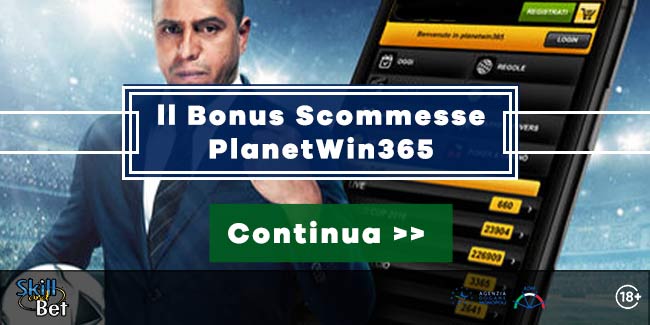 planetwin365 bonus scommesse
