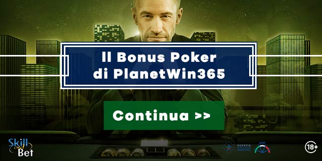 planetwin365 poker bonus