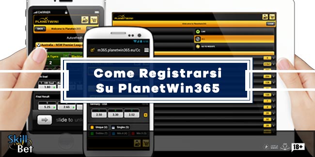 Registrazione Planetwin365: Apertura Conto Gioco e Login/Accedi