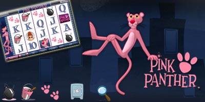 Gioca gratis alla slot Pink Panther (la Pantera Rosa). 4 bonus speciali e 2 jackpot progressivi