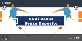 Bonus SNAI Senza Deposito: 15€ Gratis + 1009€ Sul Primo Deposito