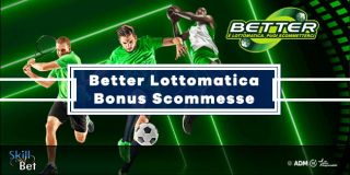 Bonus Better Lottomatica Scommesse: 1250€ Gratis + 5000 Premium Points