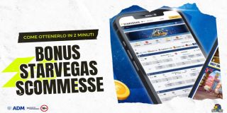 Bonus Starvegas Scommesse: 50% fino a 3.000€ + 500€ Senza Deposito e 500 Giri Gratis