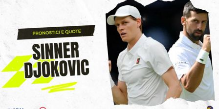 Pronostici Sinner - Djokovic (Wimbledon 2025): Vincente, Risultato & Quote