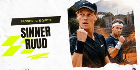 Pronostici Sinner - Ruud: Scommesse Vincenti e Quote (Finale Internazionali d'Italia 2026)